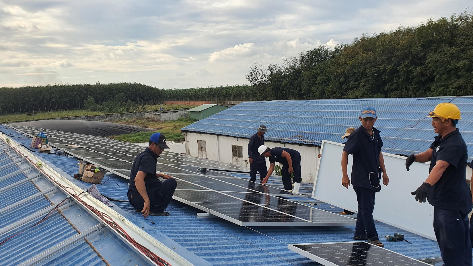 Dự án sử dụng 2.248 tấm pin năng lượng mặt trời ANTARIS GERMANY - MONO 445Wp hiệu suất cao